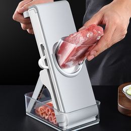 Household Meat Slicer Manual Beef Mutton Roll Food Slicer Slicing Machine Hand for Home Cooking