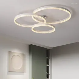 Chandeliers Nordic Circle Ring LED For Living Room Pendant Main Lamp Bedroom Home Indoor Decor Ceiling Hanging Lighting Fixtures