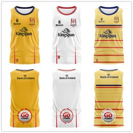 2023 Ulster Home Away Rugby Sleeveless Shirt Men Sport Training Vest Sportwear Outdoor Sweatshirts T-shirts