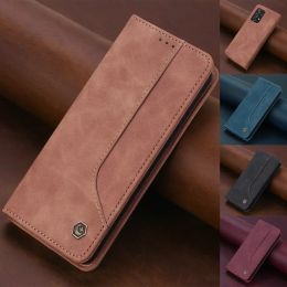 Retro Flip Leather Wallet Phone Case For Xiaomi Redmi Note 12 11 Pro Max 13 12T 11T Pro Poco X5 X4 X3 NFC 10T Lite Magnetic Kickstand Cards Slot Cover