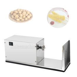 220V Tornado Potato Cutter Machine Electric Spiral Cutting Machine Chips Machine Chopper Potato Chip String Rotate Potato Chips Tower