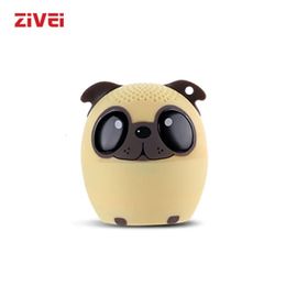 Computer Sers Zivei Mini Bluetooth Ser Animal Wireless Small Portable Music Subwoofer Column Bass Stereo Player Christmas 231204