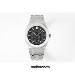 with Logo Designer Bag Moissante Quartz Wristwatch Royaloaks Aps y Luxury Mens Watch Ap15500st Silver Black Face Integrated 4302 Automatic Mechanical O2A5