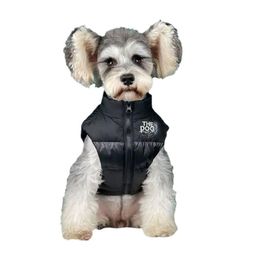 The Dog Face Pet Clothes Luxurious Thick White Down Jacket Warm Autumn Winter Small and Medium French Bulldog Chihuahua Vest 21091231h