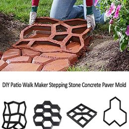 DIY Garden Pavement Concrete Stepping Stone Mold Garden Lawn Pathmate Stone Mold1241e