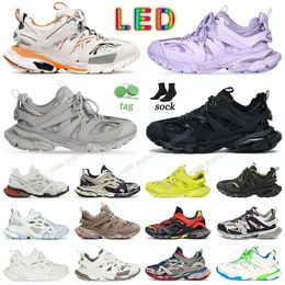 Luxury Track 3.0 LED Casual Shoes Herren Womens Designer Sneakers Balencaigas Tracks LED 2.0 3 Runner 7 Triple Cloud White und Black Royal Blue Plate-Forme billiger Trainer