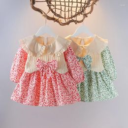 Girl Dresses Floral Toddler Baby Fashion Princess Party Bow Cute Outfits Infant Summer Spring Clothing Dress