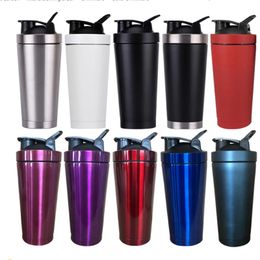 25oz 750ml Protein Shake Cup Drinkware Stainless Steel Double Wall Vacuum Insulated Sports Yoga Proteins Water Bottles Mugs