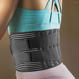 Waist Support Adjustable Back Brace Lower Pain Relief Belt With Non-slip Strap For Lumbar