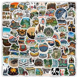 103pcs Outdoor sports explore hike camper graffiti Waterproof PVC Stickers Pack For Fridge Car Suitcase Laptop Notebook Cup Phone Desk Bicycle Skateboard Case.