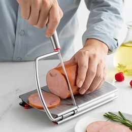 Cheese Tools Stainless Steel Slicer Sausage Butter Cutting Tool Grater Reuseable Wire Kitchen Accessories 231204