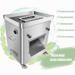 2.5-40mm Meat Slicing Machine Commercial High-Power Fresh Meat Slicing Shredding Dice Machine Meat Cutting Machine