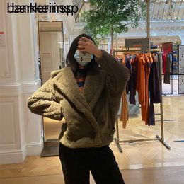 Alpaca Coat Maxmaras Wool Coat Same Material Maxmara 21 New CRISTIN Short Big Flip Collar Paris Cute