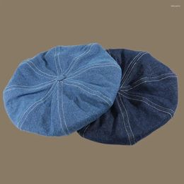 Berets Solid Colour Beanie Stylish Vintage Sboy Hats For Women Soft Warm Washable Painter With Artistic Touch Fall Winter
