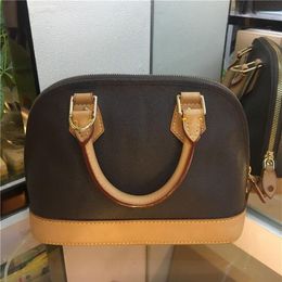 Newset Classic Shell Bag Damier Patent Leather Grid Handbags Women shoulder Canvas Crossbody Purse Shopping Tote wellt318Z
