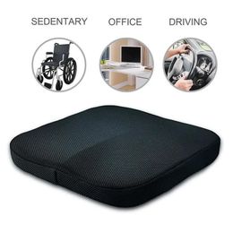 Cushion/Decorative Pillow Tailbone Sciatica Back Pain Relief Comfort Office Chair Car Seat Cushion Non-Slip Orthopaedic Memory Foam Coccyx Cushion 231204