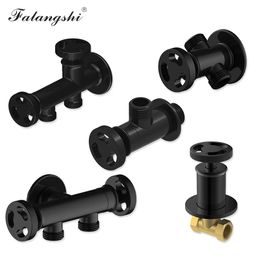 Angle s G12' Triangle Multi Function Matte Black Brass Washing Machine Toilet Stop Bathroom Accessories WB8508 231205