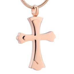 IJD12236 Waterproof High Quality Cross Cremation Necklace for Men Women Gift Memorial Urn Locket Stainless Steel Cremation Jewelry239x