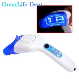 Teeth Whitening GreatLife Dent 10 Leds 3 Colour Dental Hand Held Type Portabl Accelerator Mini Light Lamp 231204