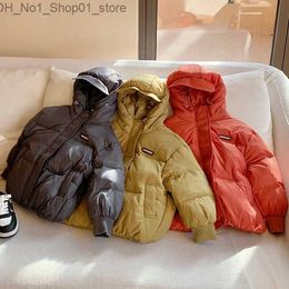 Down Coat New 2023 Super Warm Filling White Duck Winter Coats for Kids- Teenager Outdoor Thicken Jackets Nature Fur Waterproof Fabric Q231206