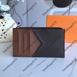 Women men Designer Card Holders womens creditcard Wallets mens Wallet Multifunction coin purse Fashion classic retro all-match bla283H