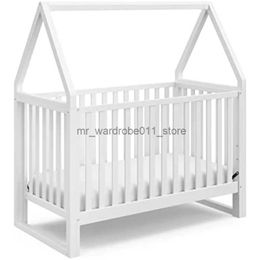 Baby Cribs Storkcraft Orchard 5-in-1 Convertible Crib (White) GREENGUARD Gold Certified Canopy Style Baby Crib Converts from Crib Q231205