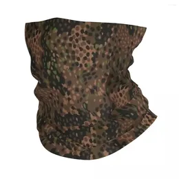 Scarves German Pea Camouflage Camo Bandana Neck Gaiter Germany Military Balaclavas Face Scarf Headwear Fishing Unisex Adult Windproof