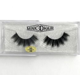 Hot sell Real Siberian 3D Mink Strip False Eyelash Long Individual Eyelashes Mink Lash free shipping