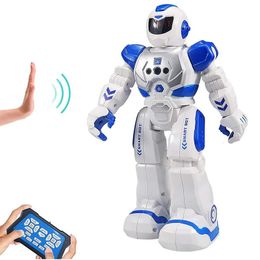 RC Robot RC Robot Smart Action Walk Singing Dance Action Figure Gesture Sensor Toys Gift for Children 231204