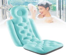 1PC Adult Bath Pillow Comfortable Cushion Spa Bathing Pad Body Bathtub Cushion NonSlip Neck Back Relax Bathroom Supply Tool9752556