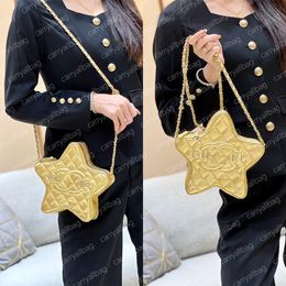 24C Star Handbag Designer Bag Star Purses 22.5cm Store Quality Shoulder Bag Lambskin Chain Bags Fashion Lady Crossbody Bags 10A Mirror Quality Star Chain Bag