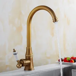 Bathroom Sink Faucets Tuqiu Kitchen Faucet 360 Swivel Rotating Mixer Tap Fashion Brass Bink Copper And Cold