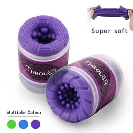 Masturbators Blowjob Male Masturbator Cup Artificial Vagina Dual Channel Erotic Sex Toys For Men Glans Stimulator Adult Products 231204