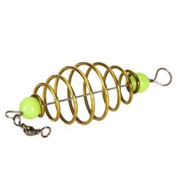 Bait Feeder Spring Cage Carp Fishing Fresh Saltwater Rig Cages Accessories Tackle171h