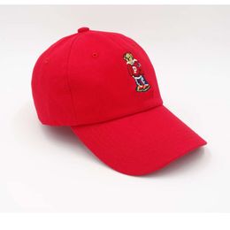 2023 New arrival bone Curved visor Casquette baseball Cap women gorras Snapback Caps Bear dad polo hats for men hip hop b1461