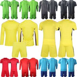 Club Team Man Kids 23 24 RC Strasbourg Goalkeeper 1 Matz Sels Jerseys Soccer Set Goalie GK Long Sleeve 30 Alexandre Pierre 36 Alaa Bellarouch Football Shirt Kits