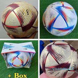 New top World Cup soccer Ball Size high-grade nice match football Ship without air