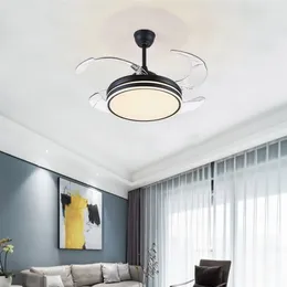 Nordic Fan Lamp 2023 Master Bedroom Restaurant Ceiling Home Integrated Chandelier Modern Simplicity LED Pandent Light