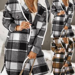 Women's Jackets Fall For Women Casual Plaid Flannel Long Sleeve Button Down Leopard Light Jacket Bubble Vest