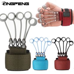 Hand Grips Gripper Finger Expander Trainer Exerciser Resistance Bands Fitness Force Grip Device Training 231204