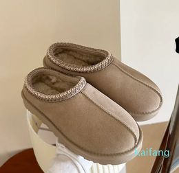 New 2023australia designer boots Tasman slippers fur slides Classic Ultra Mini platform snow Boot windtight suede sheepskin windtight