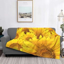 Blankets Sunflower Experience True Relaxation And Warmth With Our Windproof Anti-Pilling Skin-Friendly Ideal For Travel Blanket