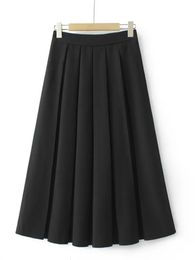 Skirts Plus Size Womens Clothing Oversize Skirt For Women With Waist Circumference Less Than 106CM Spring And Autumn Pleated 4XL 231204