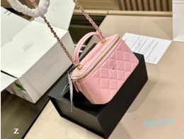 New Makeup Bag Luxury Designer Women's Box One Shoulder Crossbody Handbag Fashion Versatile Large Capacity