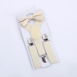 Bow Ties 1pcs Children's sling bow tie Fashion children's Boys and girls Adjustable baby wedding accessories 231204