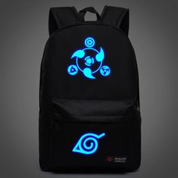 New Naruto Backpack Boy Girl Hokage Ninjia School Bags For Teenagers Sports Bag Japanese Anime Canvas Backpacks240R