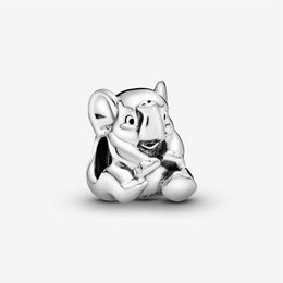 100% 925 Sterling Silver Lucky Elephant Charms Fit Original European Charm Bracelet Fashion Women Wedding Engagement Jewellery Acces254B