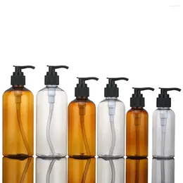 Liquid Soap Dispenser Lotion Shower Bottle Reusable Exquisite High Quality Plastic Household Press Thickened Suction Pipe