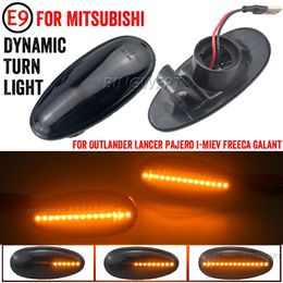 Dynamic LED Side Marker Turn Signal Lights For Mitsubishi Pajero Shogun 3 Sport K9 Galant Outlander Lancer