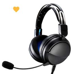 Audio-technic headphones with microphone High sound quality Comfortable wearing gaming headset 17Y4A